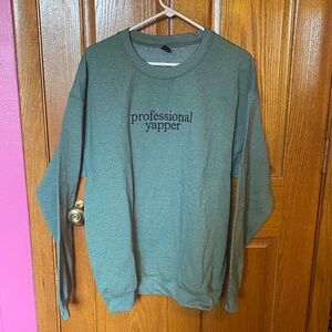 Gildan Heavy Blend Green ‘Professional Yapper’ Sweatshirt